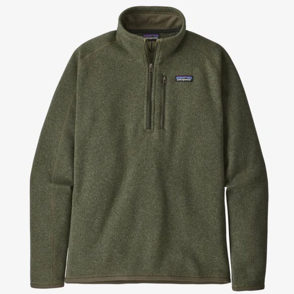 Patagonia Men's Green Better Sweater 1/4-Zip Fleece - Picture 1 of 1